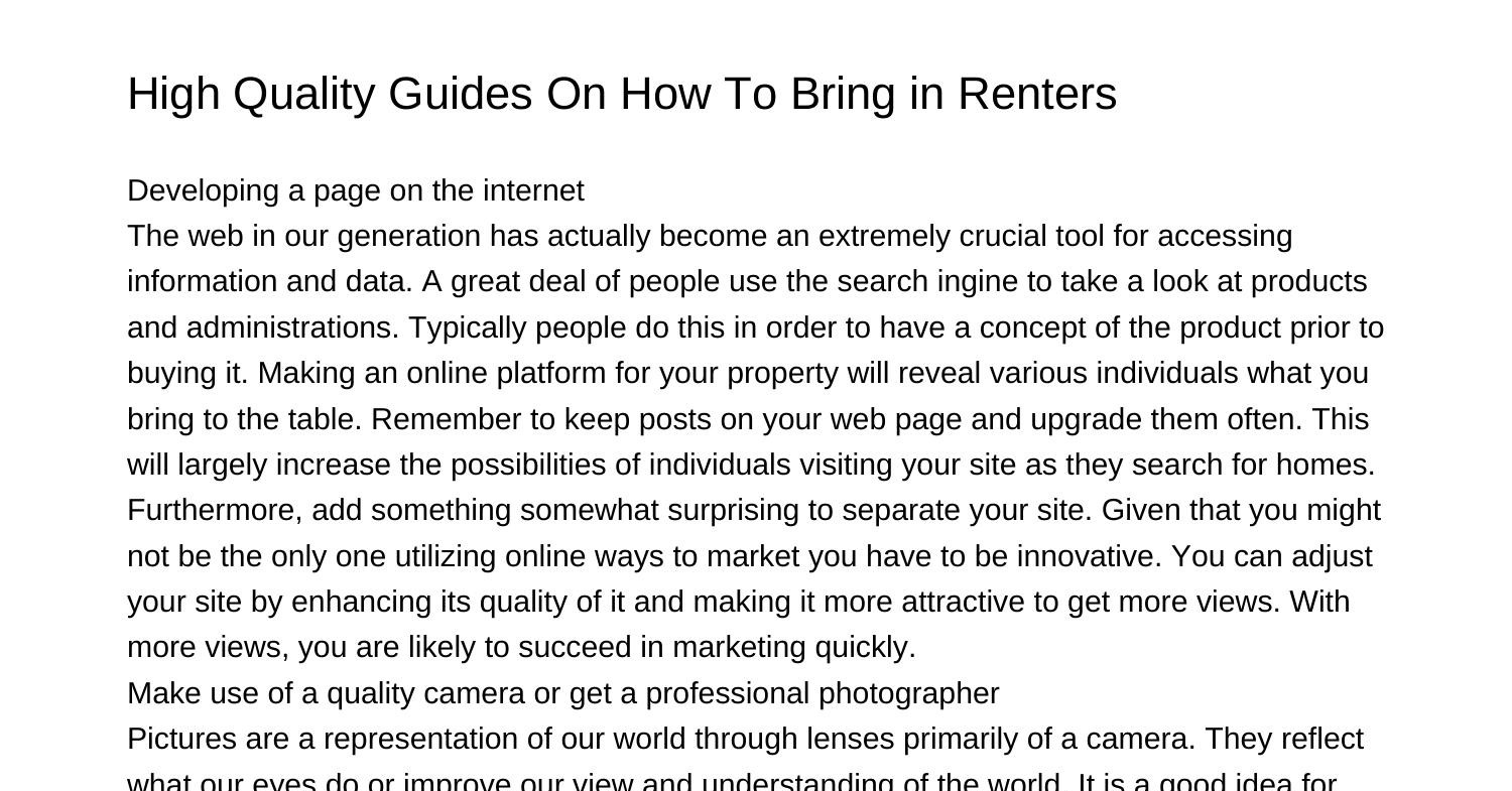 How To Get Home Occupants In An Effective Wayrcuxu.pdf.pdf DocDroid