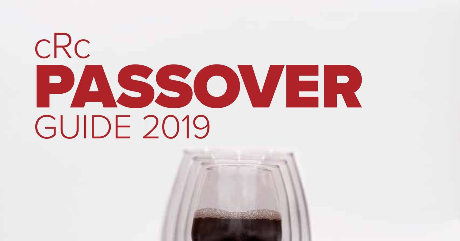 CRC Pesach Guide 5779.pdf DocDroid