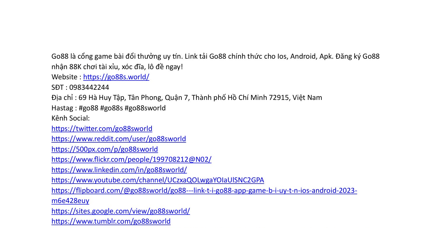 Link tải go88