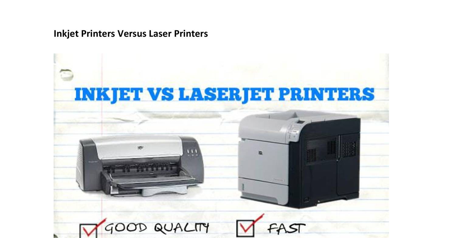 laser printer better than inkjet
