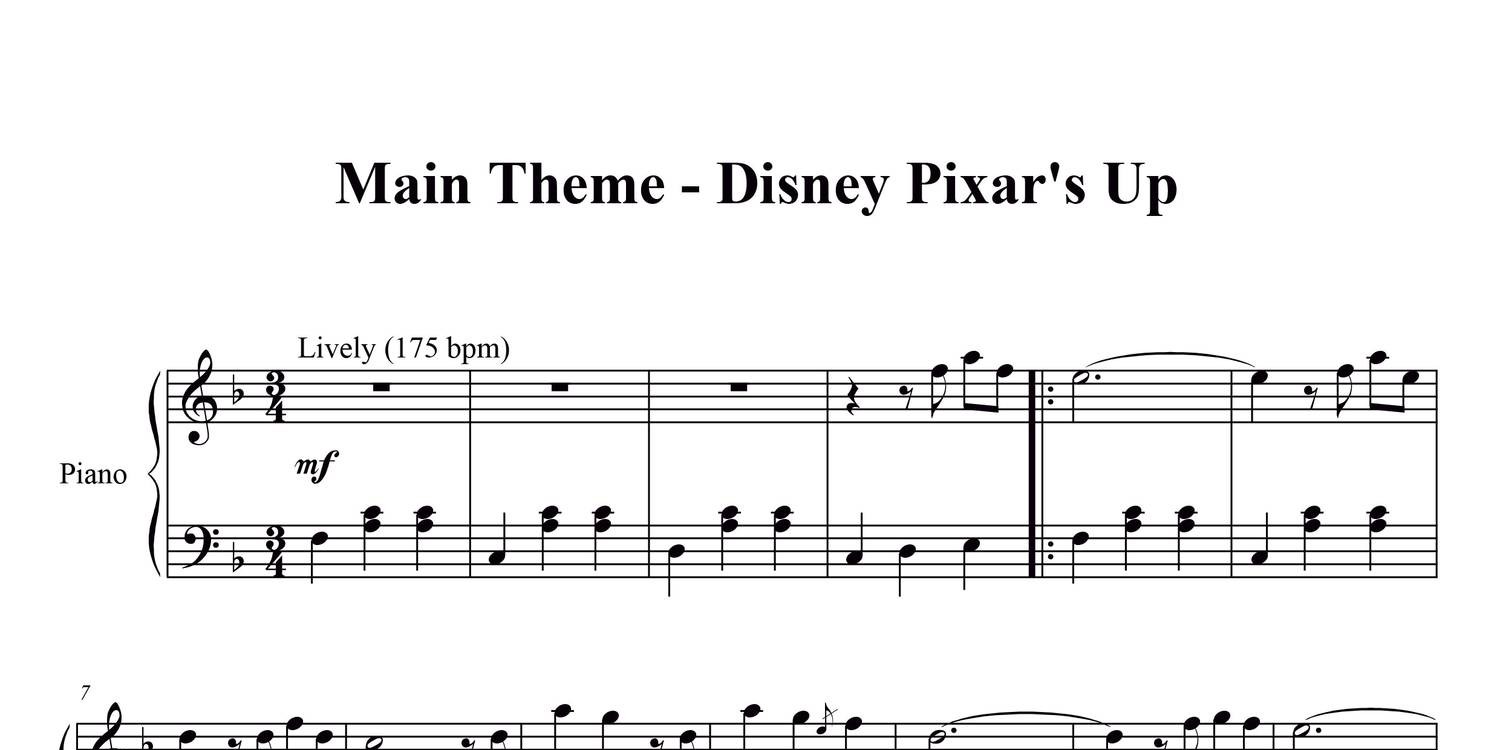 Up Main Theme Married Life Piano Sheet Pdf Docdroid