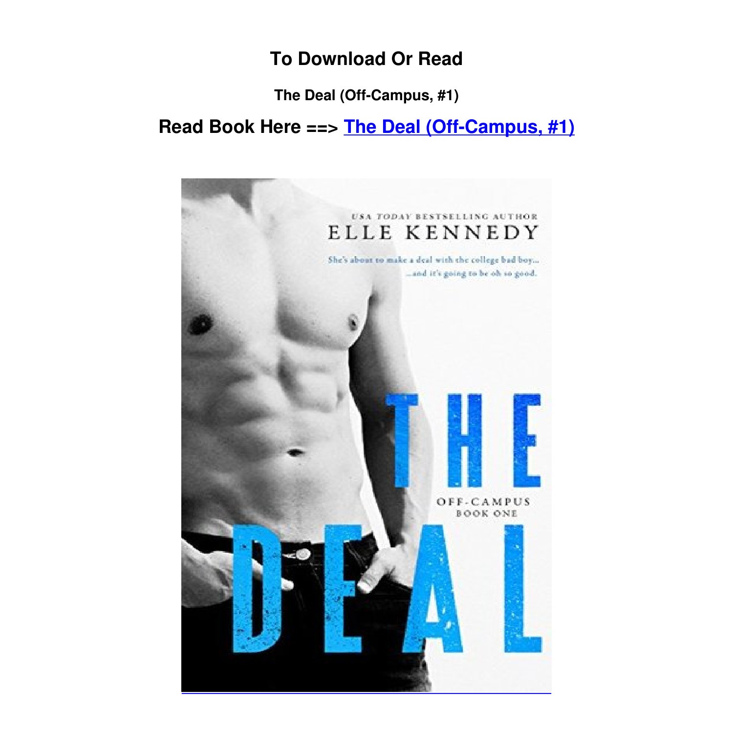 PDF DOWNLOAD The Deal Off Campus 1 BY Elle Kennedy.pdf | DocDroid