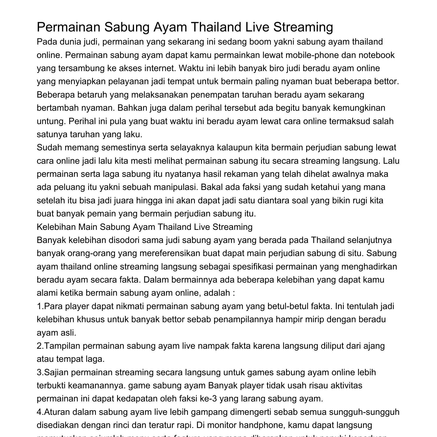 permainan-sabung-ayam-thailand-live-streaming-iggzi-pdf-pdf-docdroid
