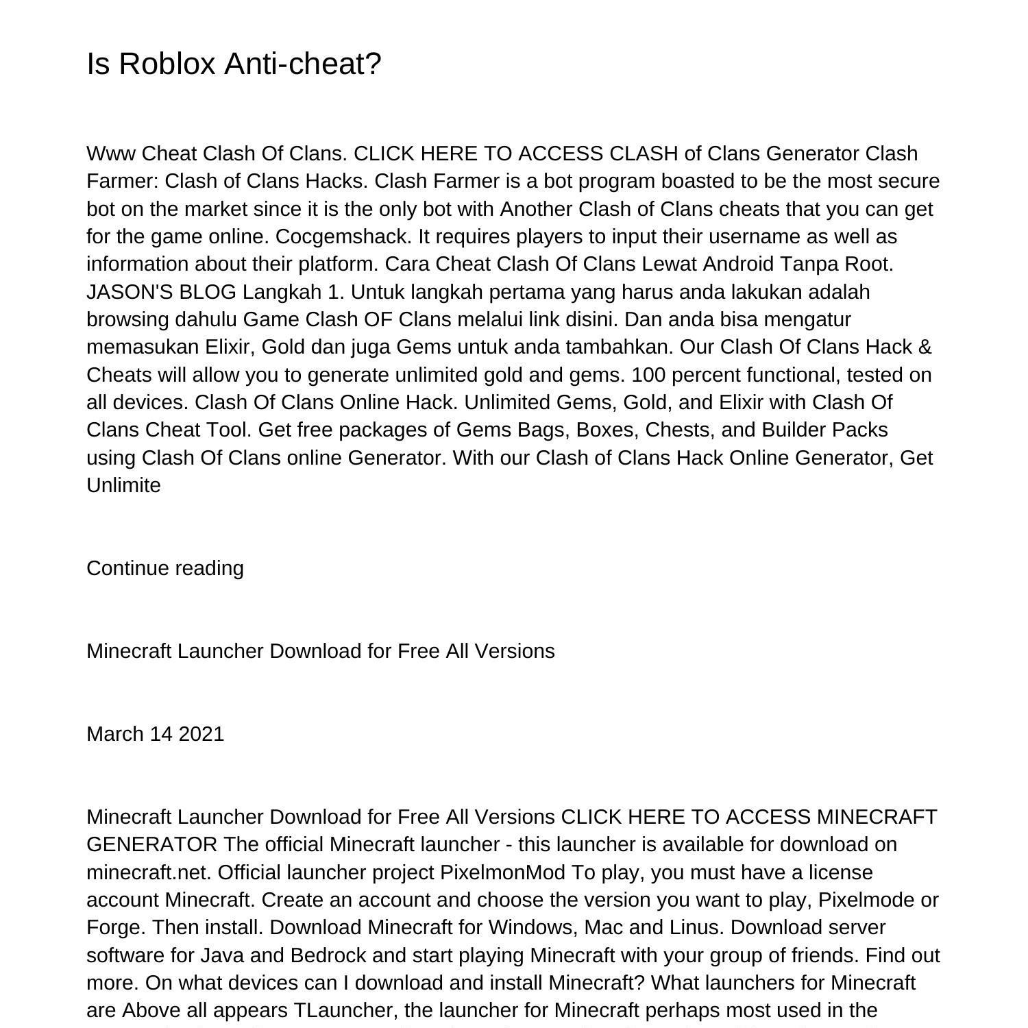 Does Roblox Have Anti Cheattpumh pdf pdf DocDroid