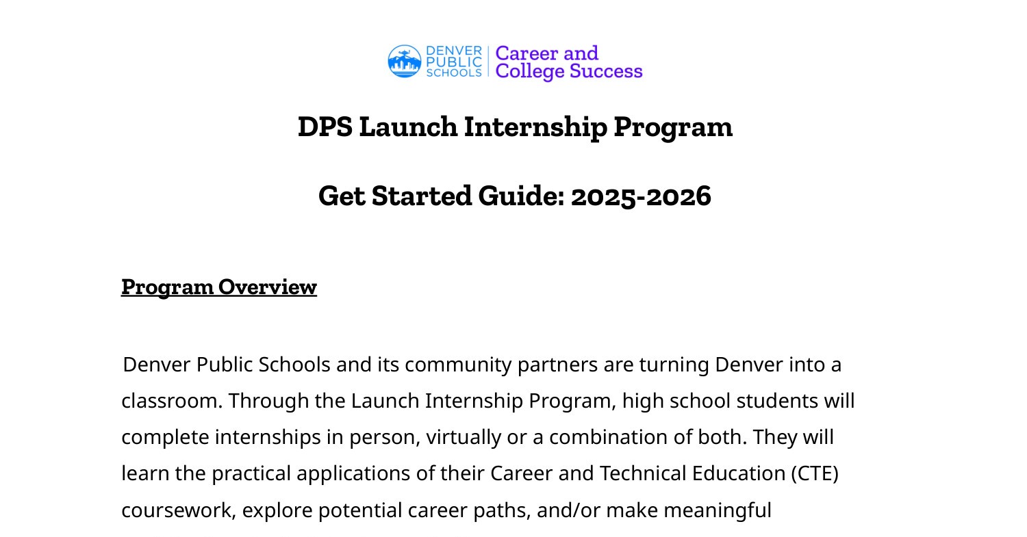 DPS Launch Internships - Partner Get Started Guide (2025-2026).pdf ...