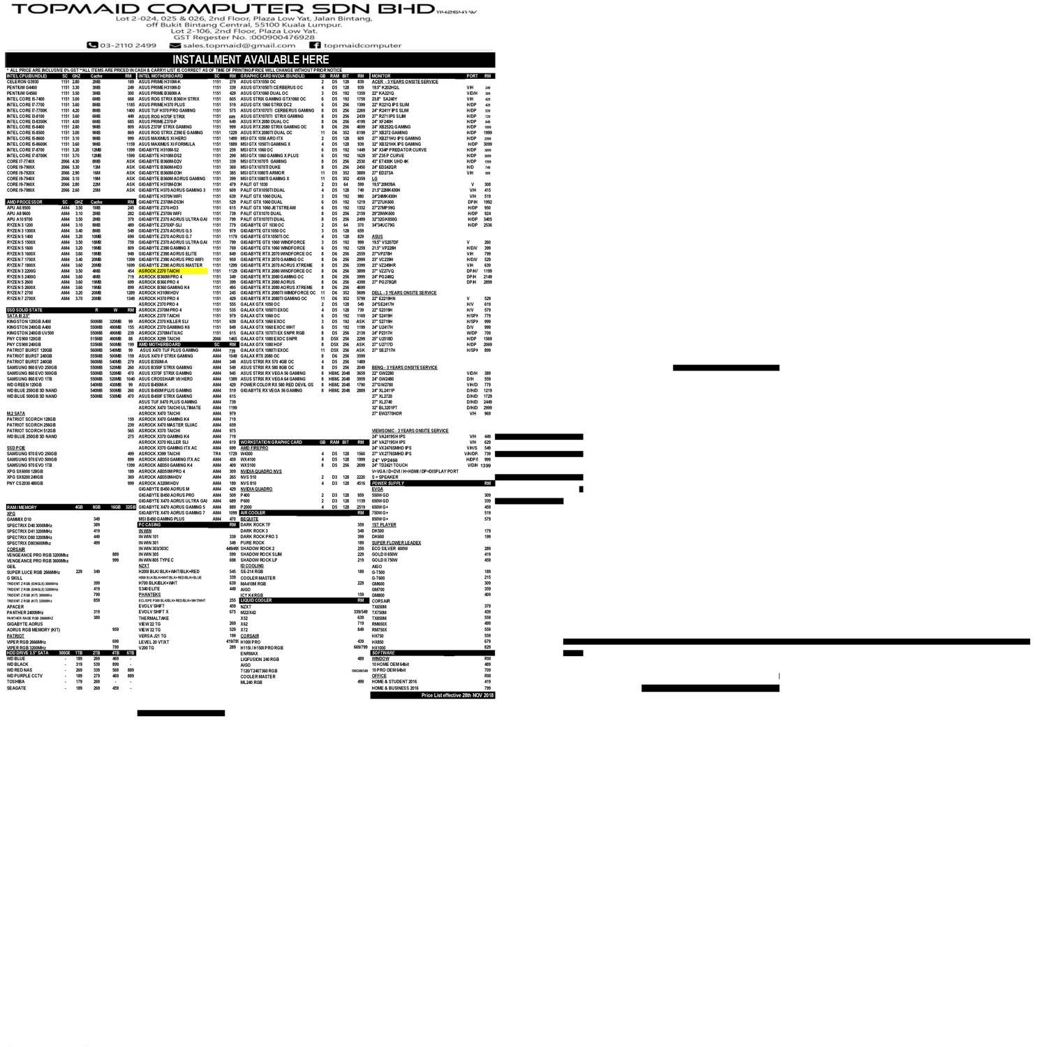 Hardware Price List NOV 28.xlsx DocDroid