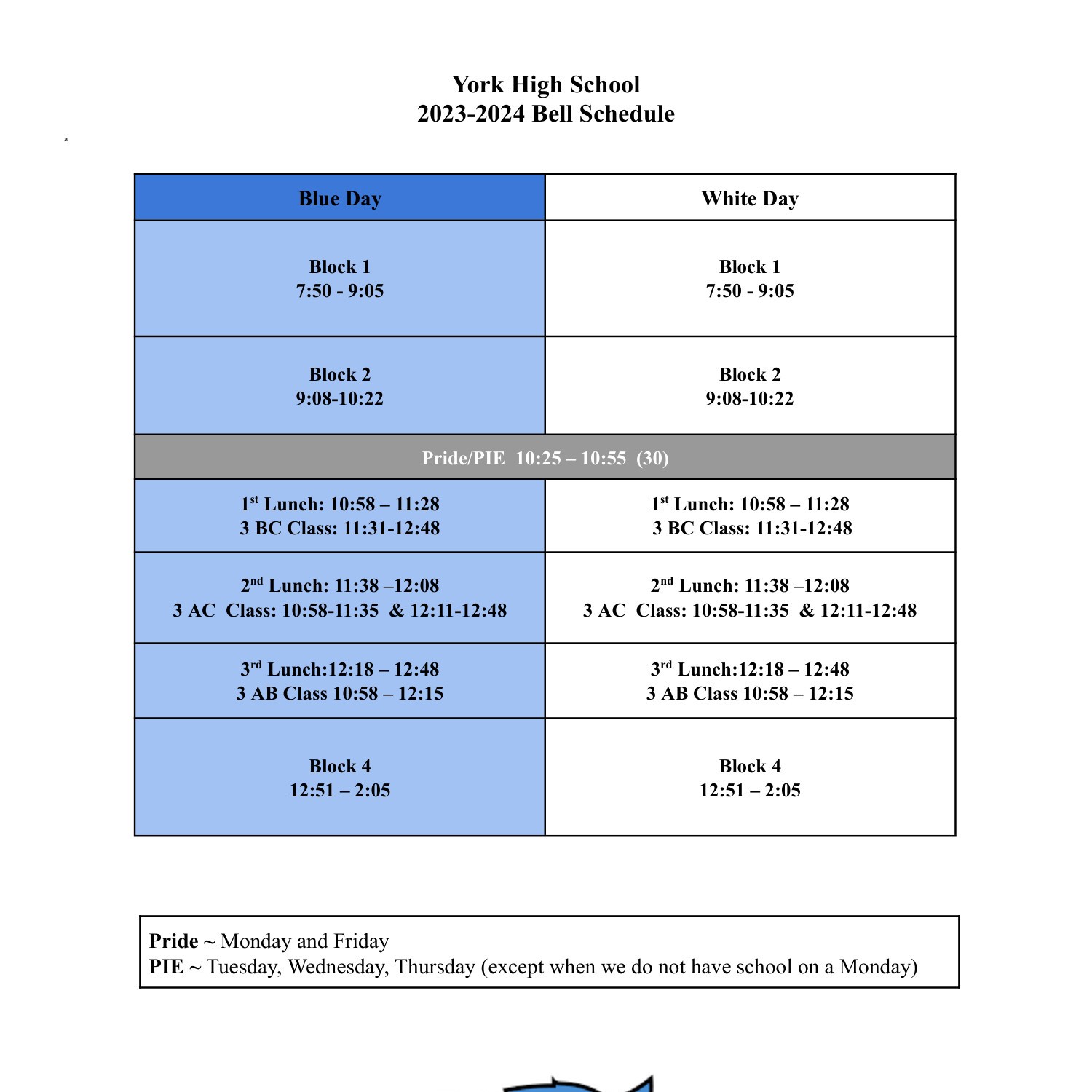 YHS Bell Schedule 202324.pdf DocDroid