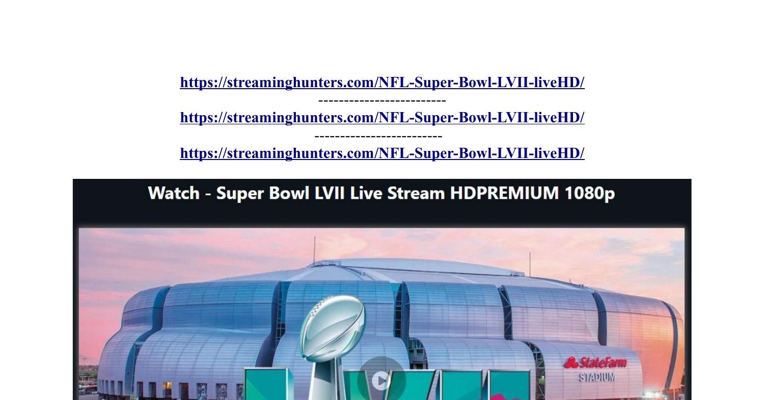 match!! Super Bowl LVII LIVE STREAm@REDDIT.pdf DocDroid