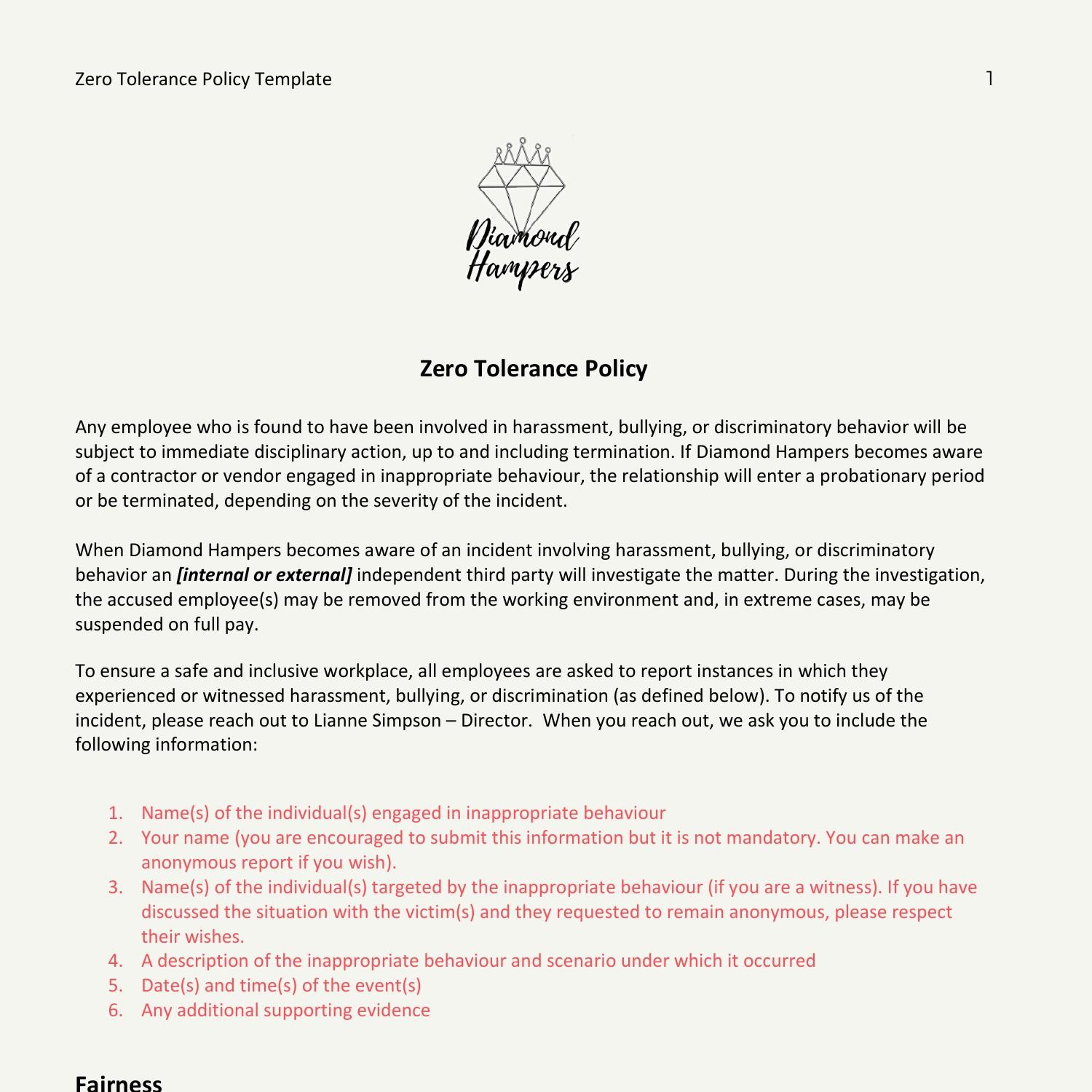 Zero tolerance policy.pdf DocDroid