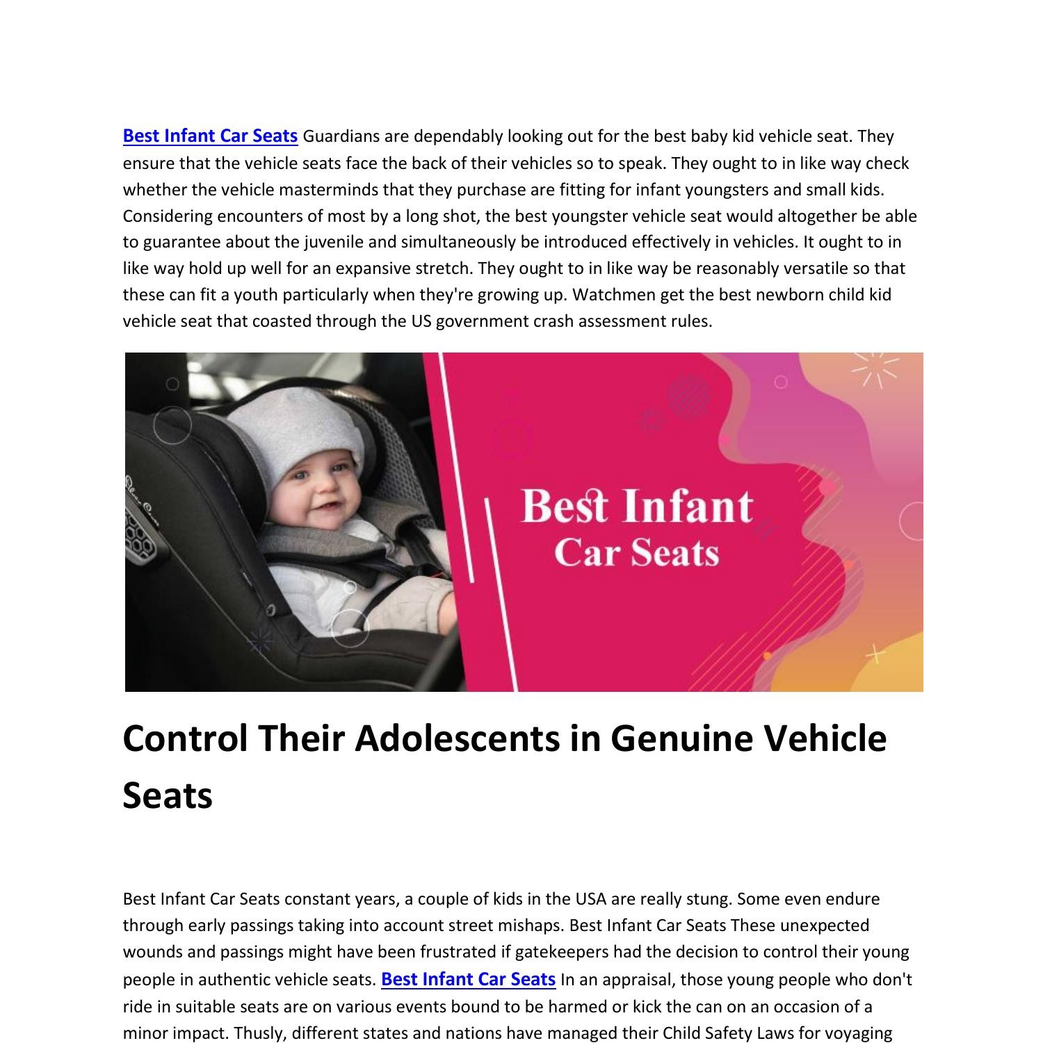 Best Infant Car Seats Reviews 2021.pdf DocDroid