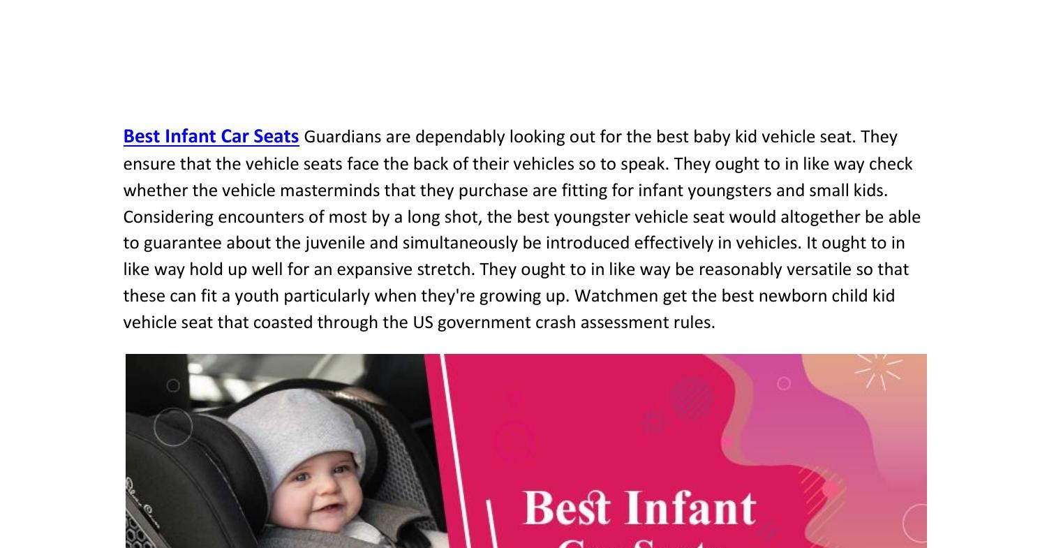 Best Infant Car Seats Reviews 2021.pdf DocDroid