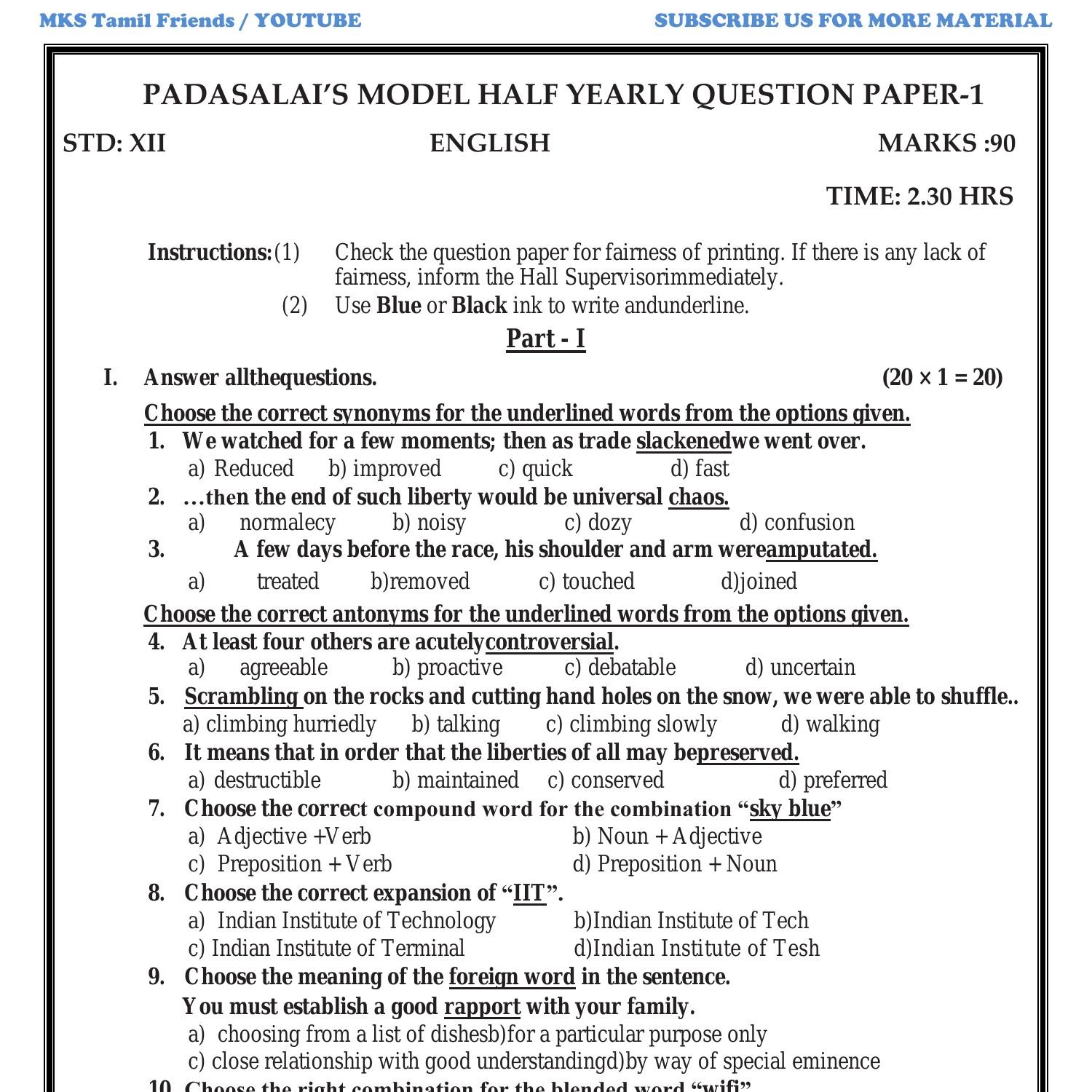 12thenglishhalfyearlyexam2019modelquestionpaper.pdf DocDroid