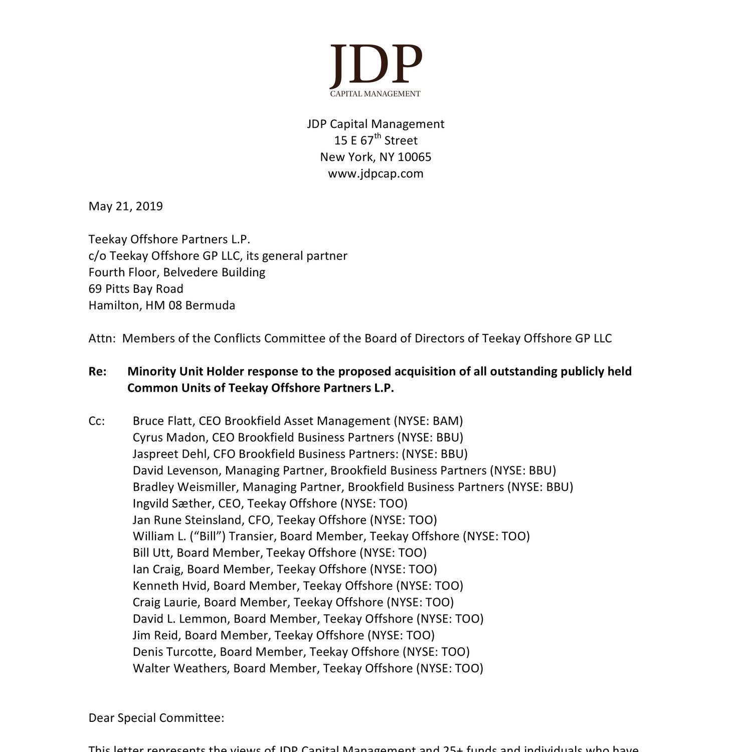 Special Committee Letter May 21, 2019FINAL.pdf DocDroid