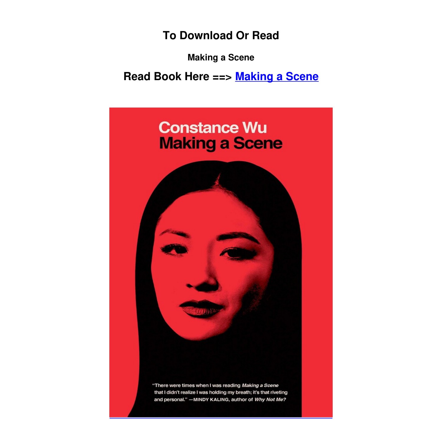 Pdf DOWNLOAD Making a Scene by Constance Wu.pdf | DocDroid