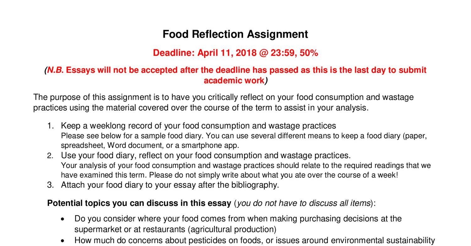 Food Reflection Assignment 2018 (3).pdf DocDroid