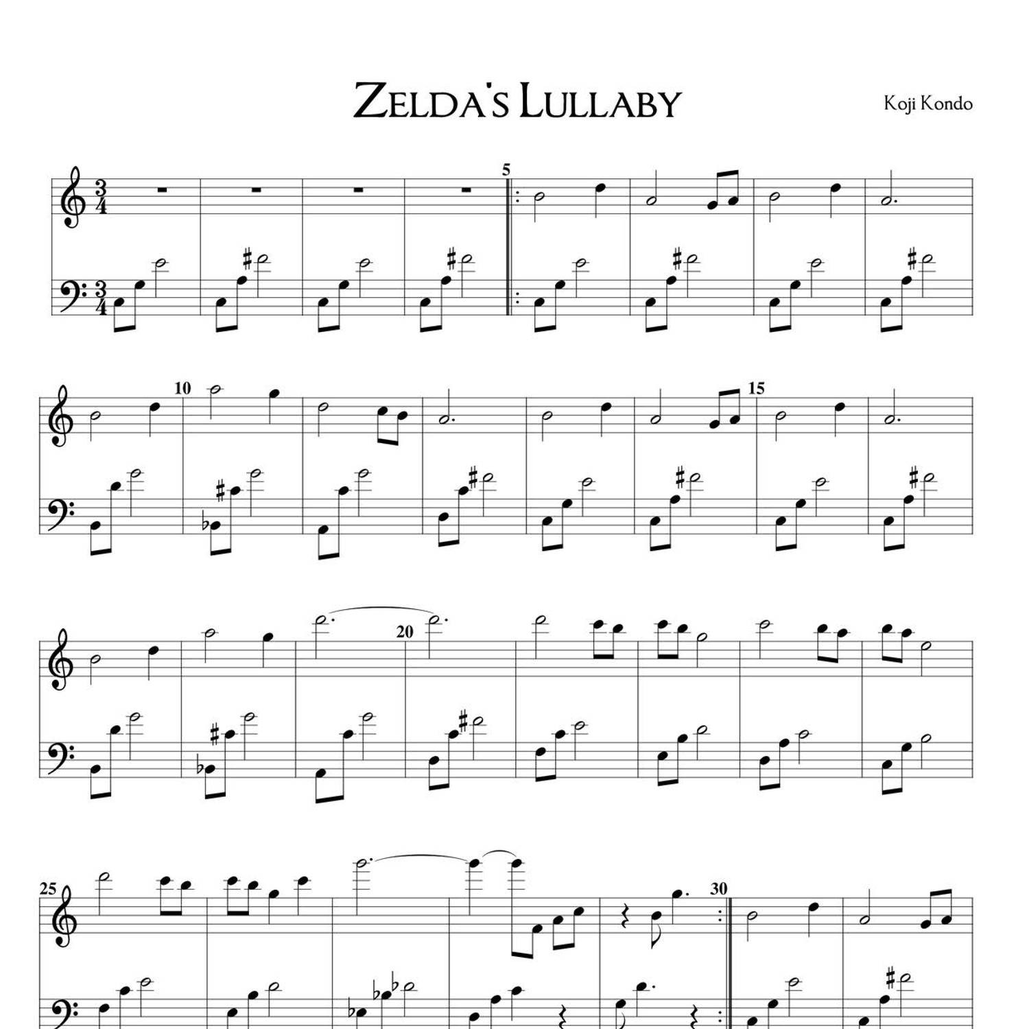 Trickle micro pronunciation Zelda's Lullaby (Legend of Zelda Ocarina of Time) - PIANO SHEET.pdf |  DocDroid