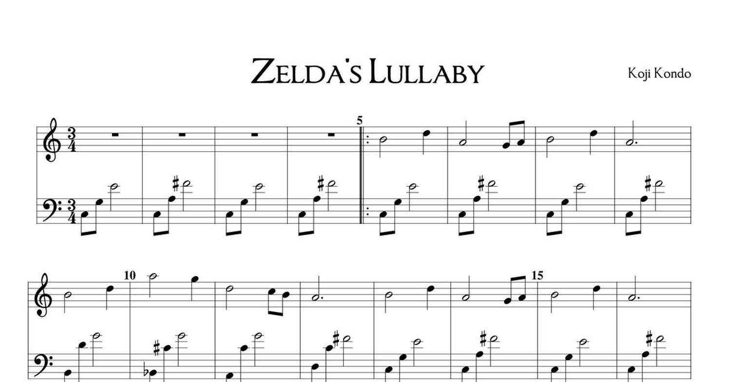 Zelda's Lullaby (Legend of Zelda Ocarina of Time) - PIANO SHEET.pdf