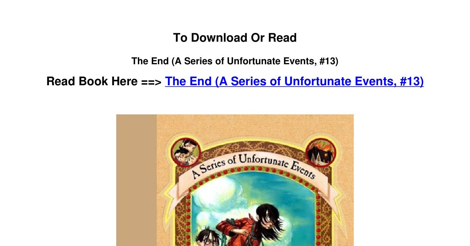Series Of Unfortunate Events Free Pdf 2025 Pdf Download 