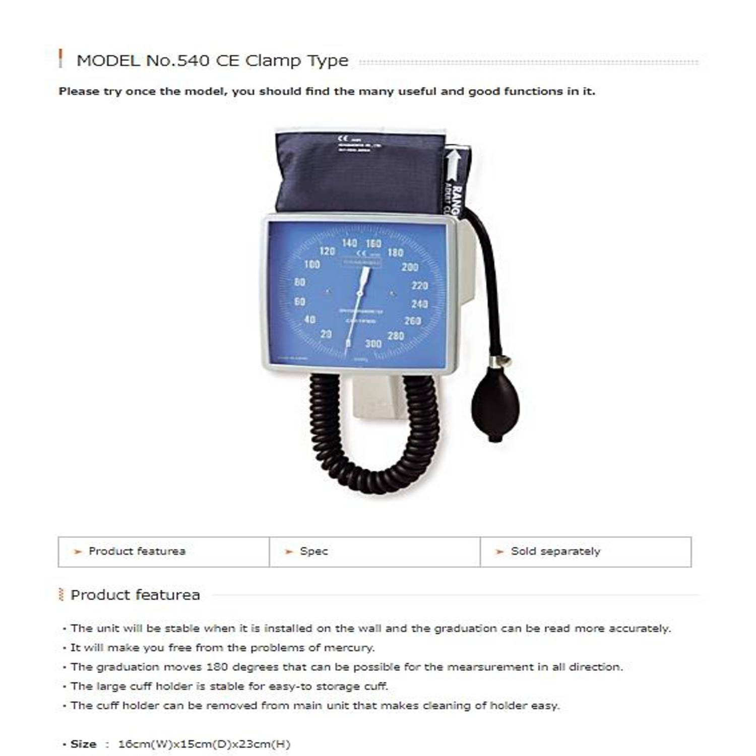 BLOOD PRESSURE MONITOR YAMASU CLOCK WALL ANEROID 540 JAPAN.pdf DocDroid