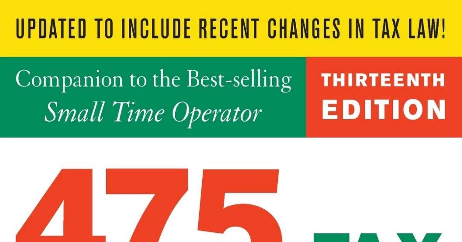 DOWNLOAD 475 Tax Deductions for Businesses and Self Employed Individuals An A to Z .pdf DocDroid