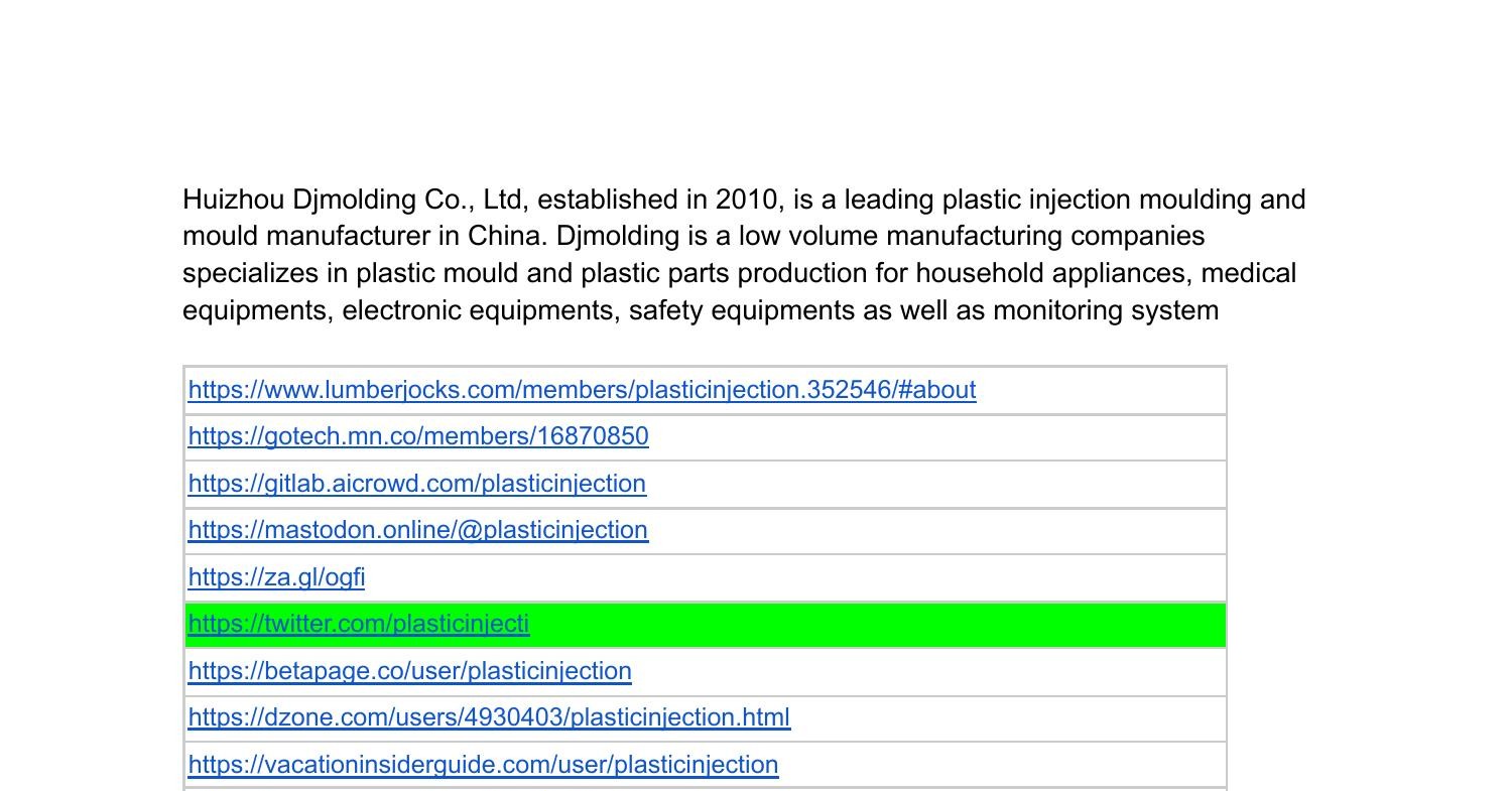 Plastic Injection Molding Service.pdf DocDroid