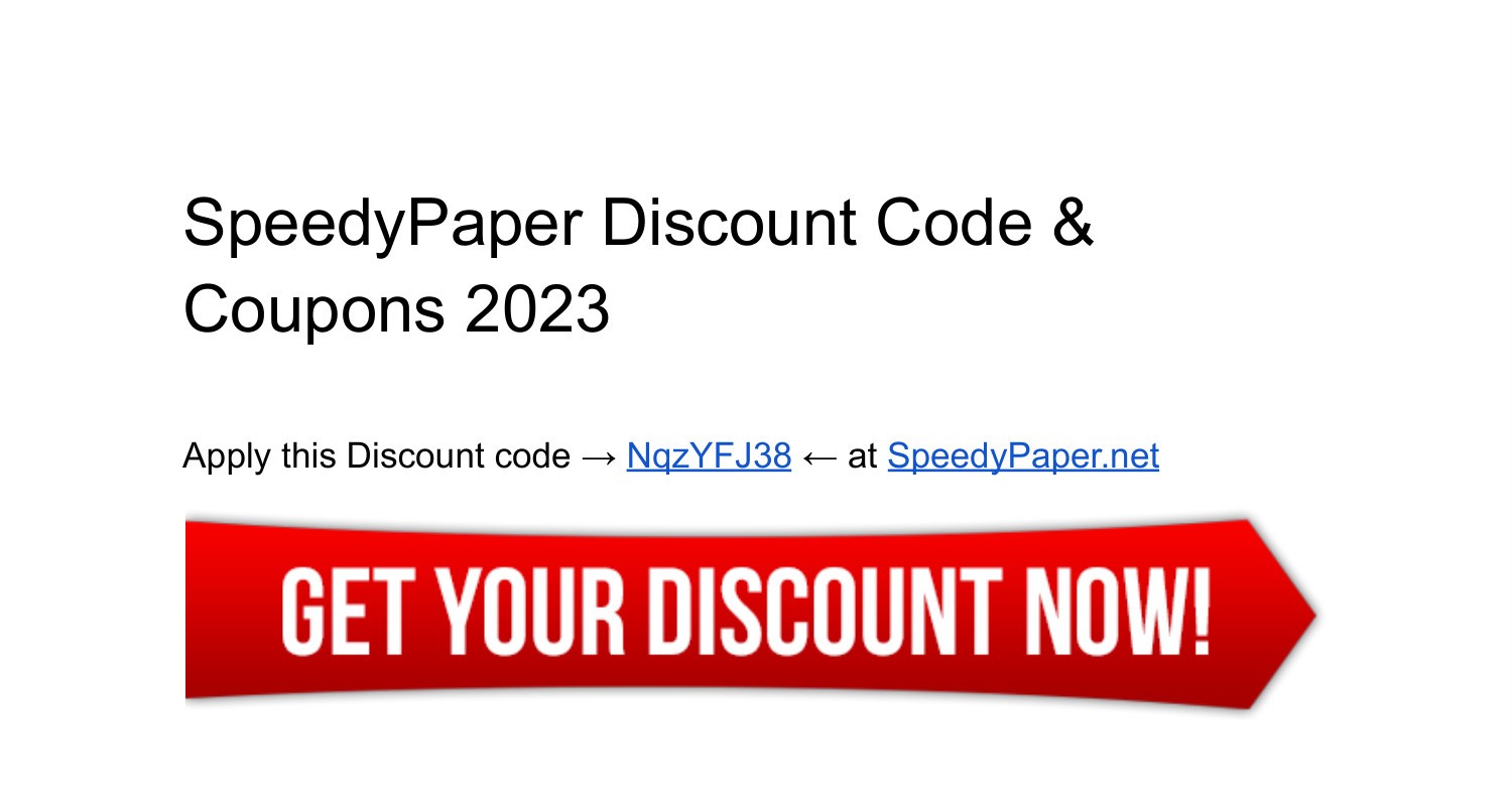 10 Off SpeedyPaper Discount Code & Coupons 2023.pdf DocDroid