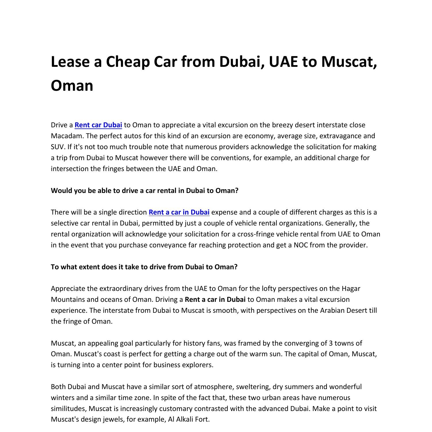 Lease a Cheap Car from Dubai.docx DocDroid