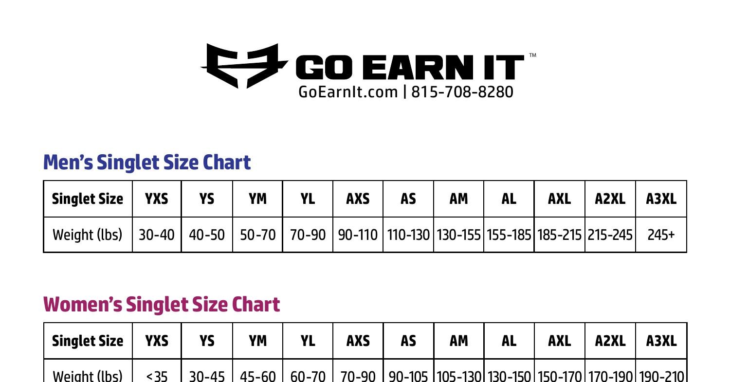 Ym Size Chart