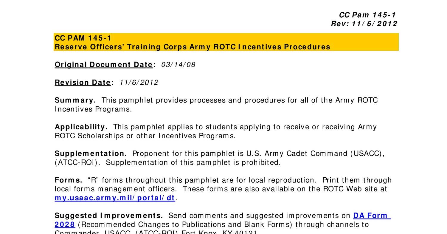Army Reserve Officers Training Corps