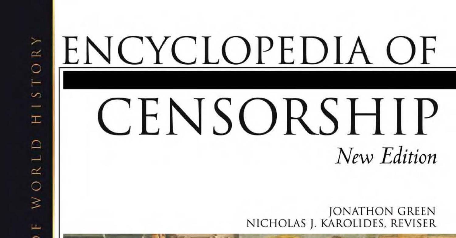 Encyclopedia of Censorship, 2005.pdf DocDroid