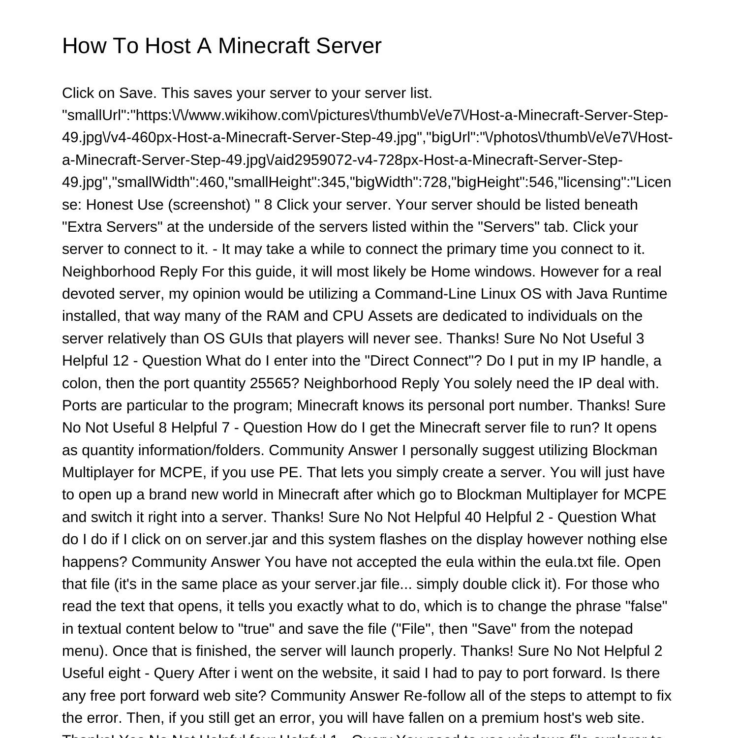 how-to-host-a-minecraft-servernrpta-pdf-pdf-docdroid