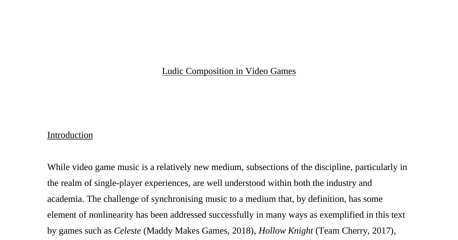 Ludic Composition in Video Games.pdf DocDroid