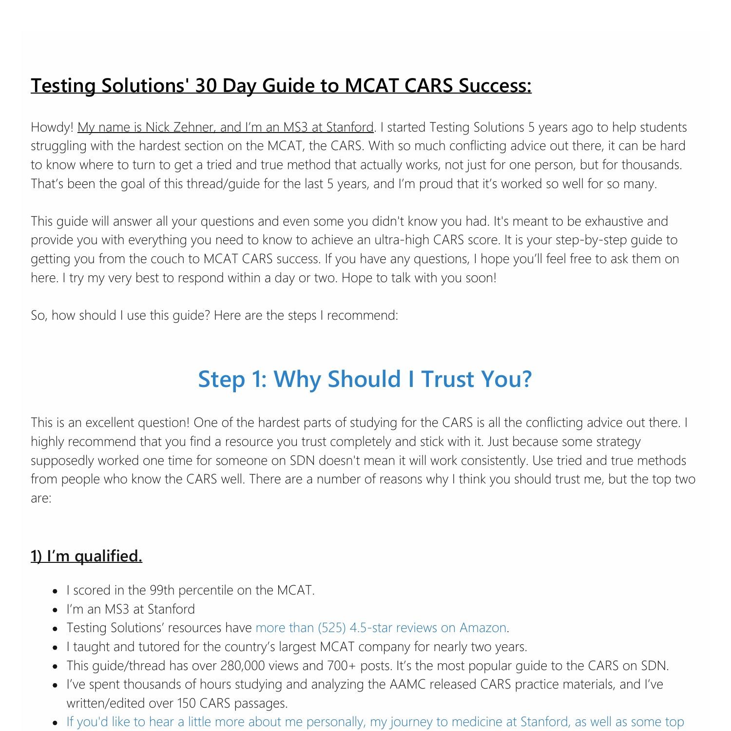 CARS 30 Day Guide PDF Current.pdf DocDroid
