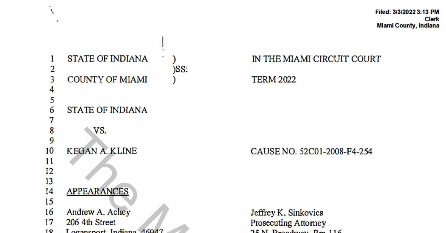 Murder Sheet Kegan Kline Redacted Statement.pdf | DocDroid