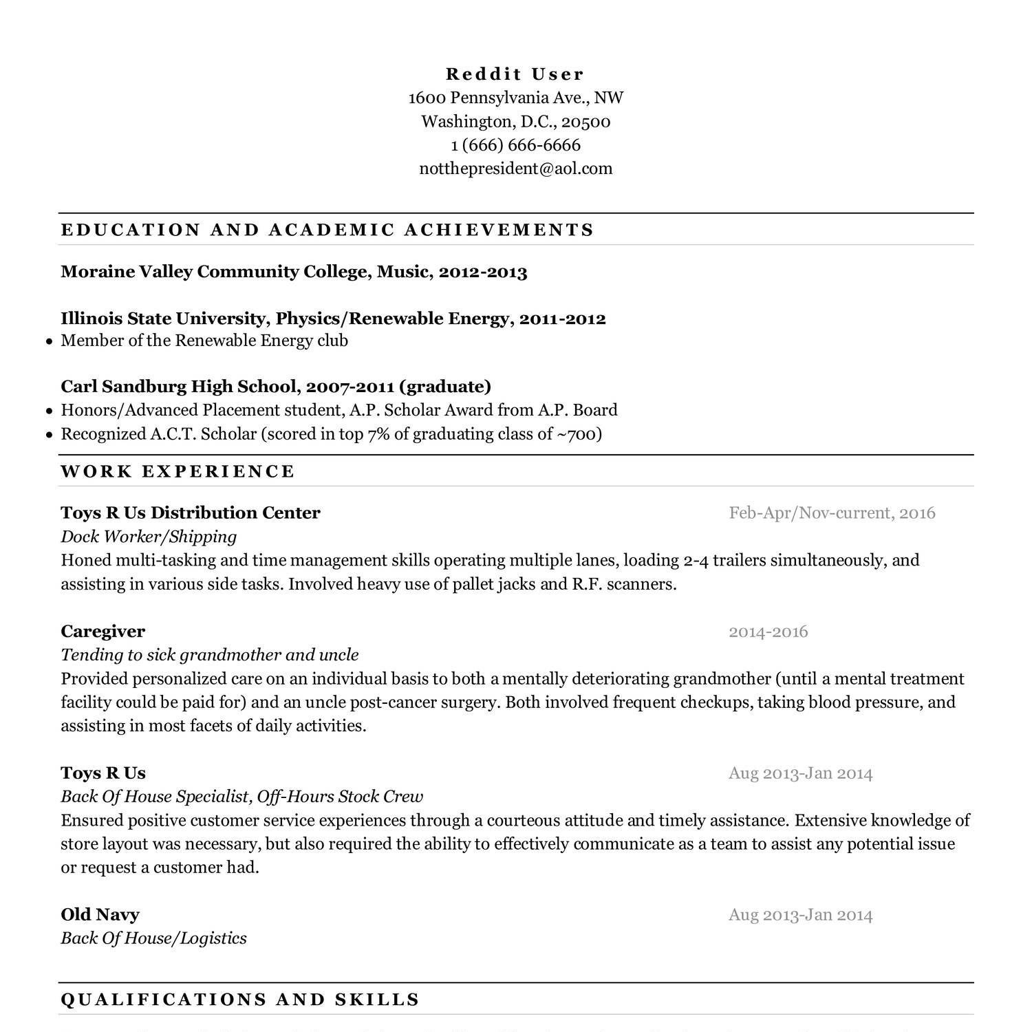 does resume format matter reddit