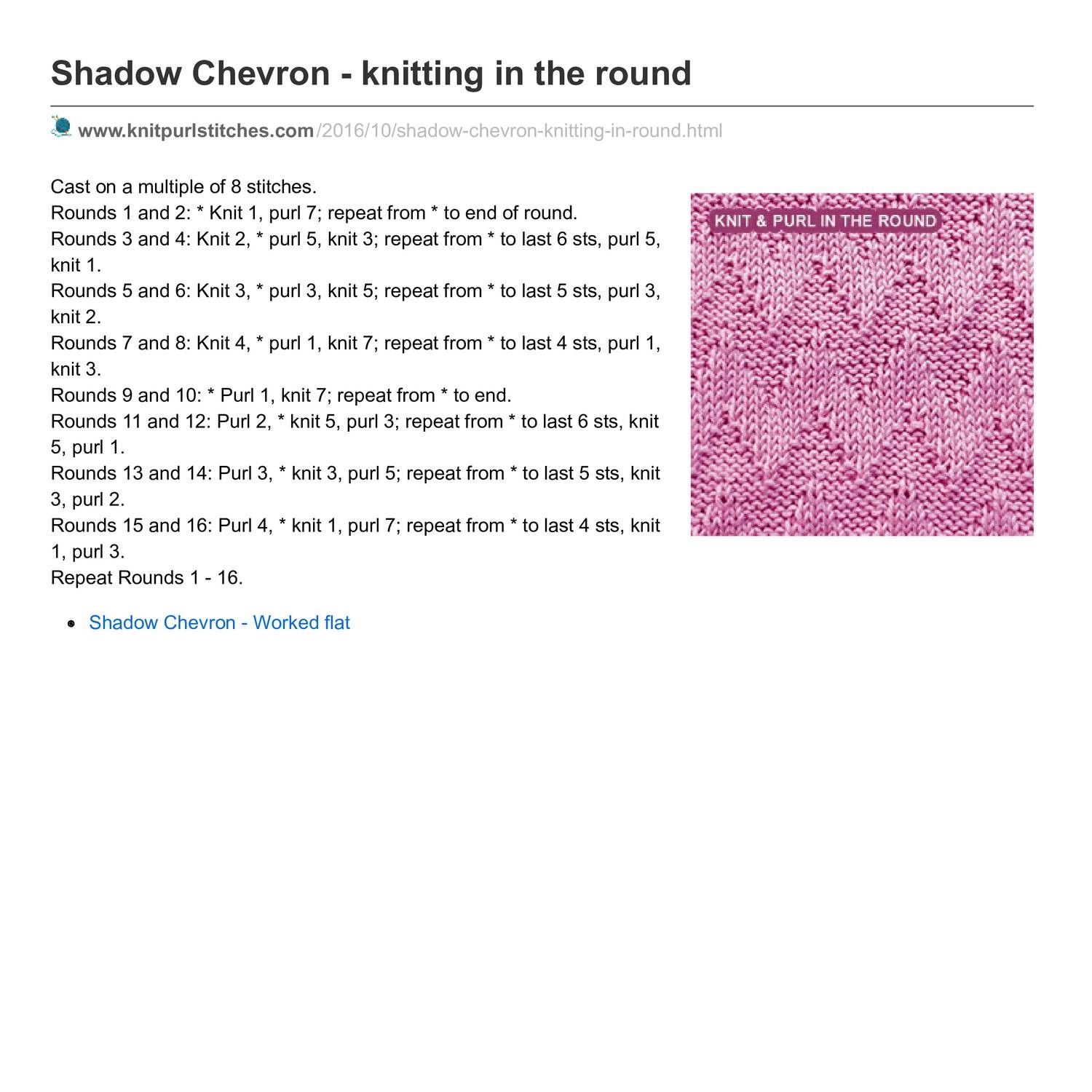 Chevron knitting in the round.pdf DocDroid