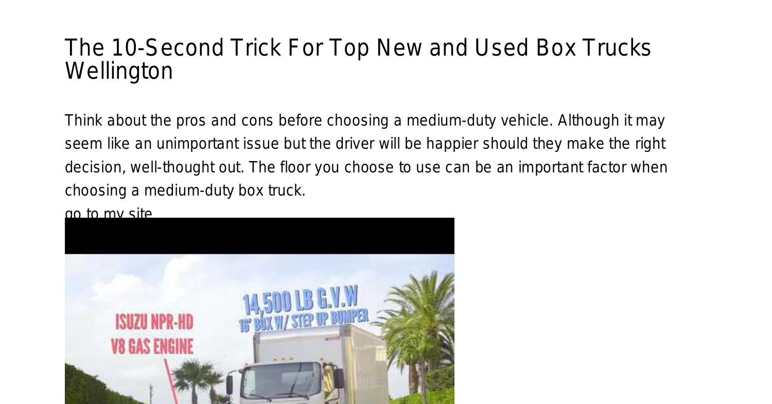 8 Easy Facts About Top Box Truck For Sale West Palm Beach
