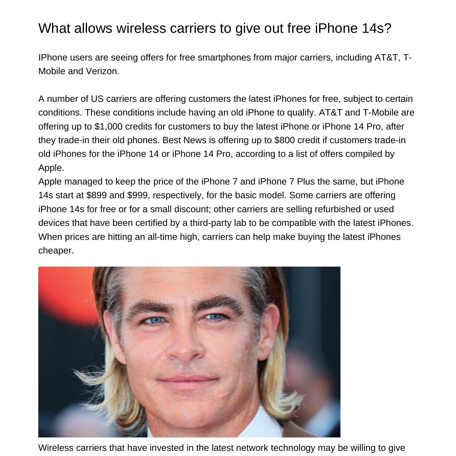 What allows wireless carriers to give out free iPhone 14sazlno.pdf.pdf