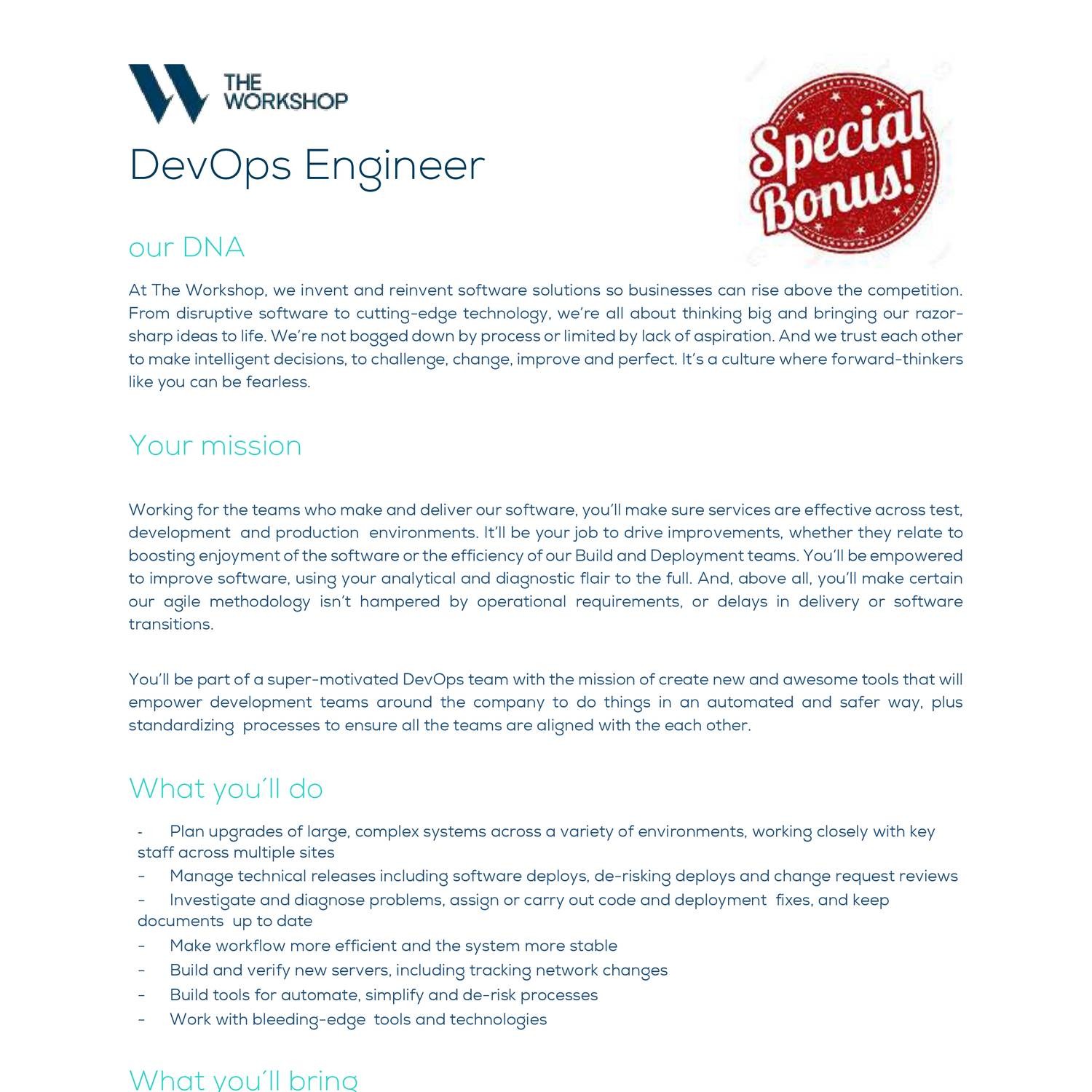 Devops Engineer 2019 Pdf Docdroid