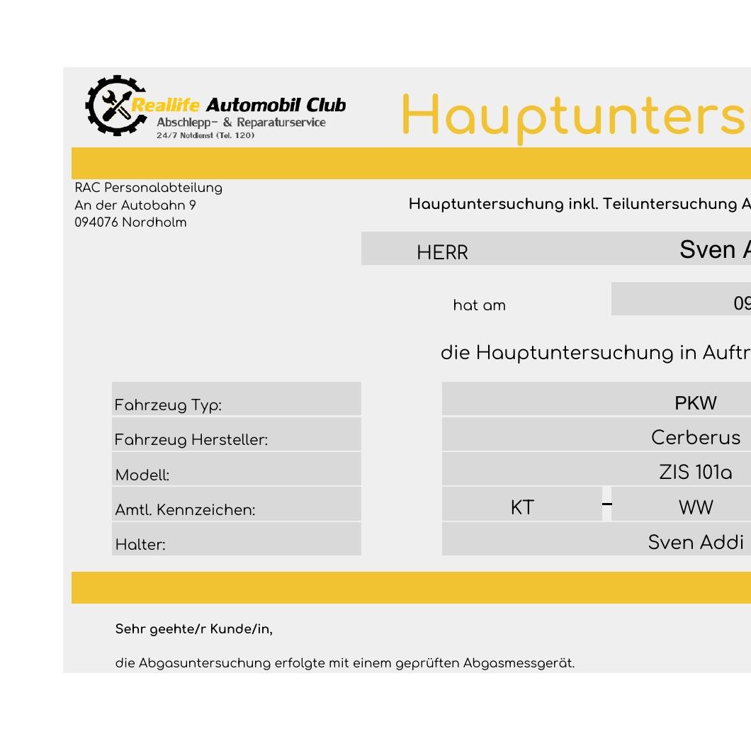 Muss Man Den Tuv Bericht Mitfuhren