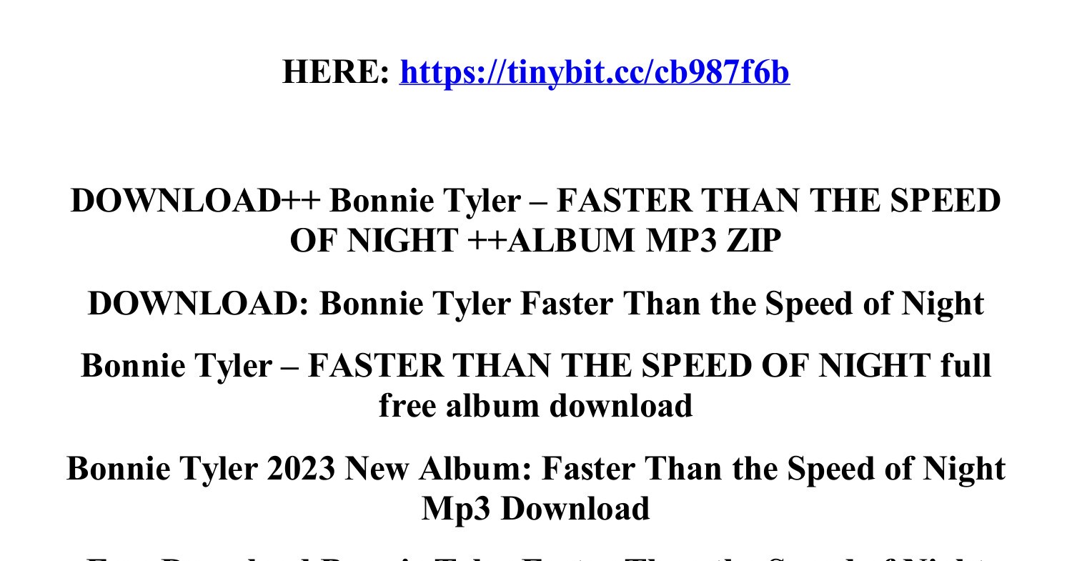 download_bonnie_tyler_faster_than_the_speed_of_night_album_mp3_zip.pdf