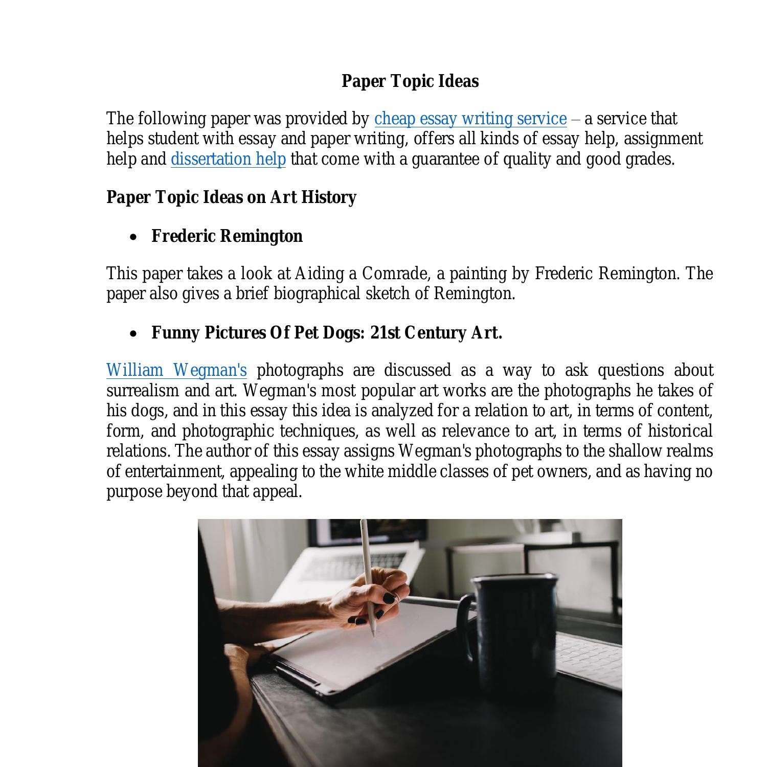 Paper Topic Ideas.pdf | DocDroid