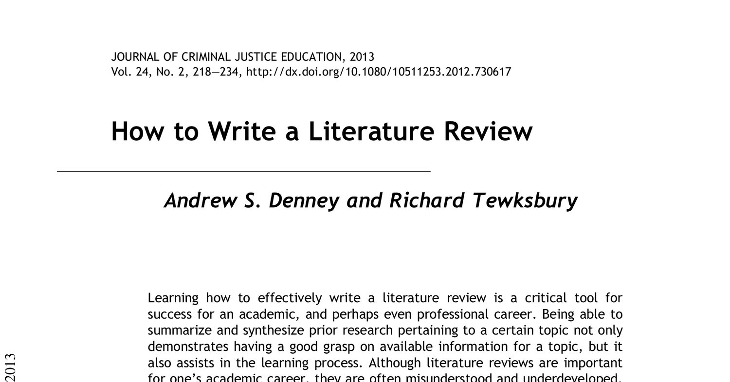 How to Write a Literature Review.pdf DocDroid