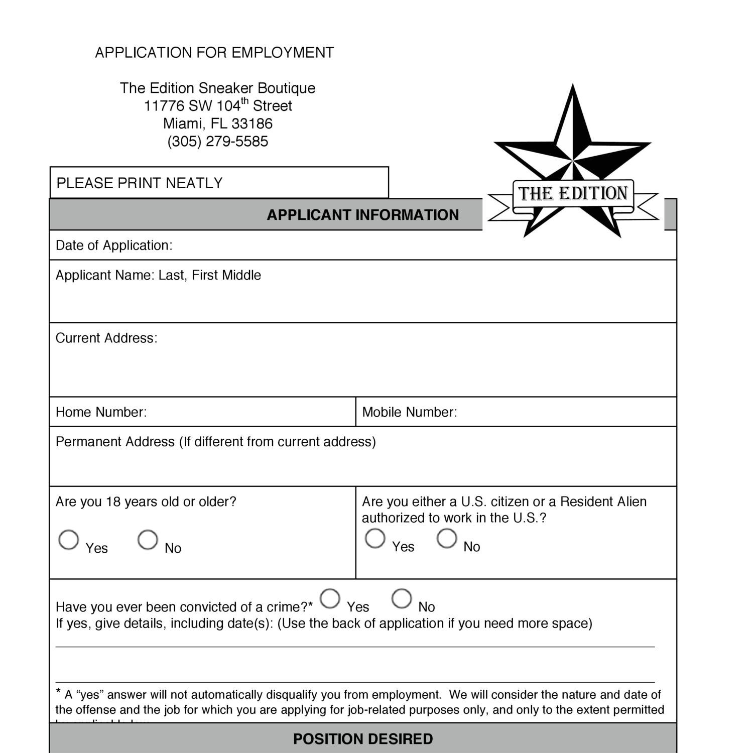 Shoe station job application online