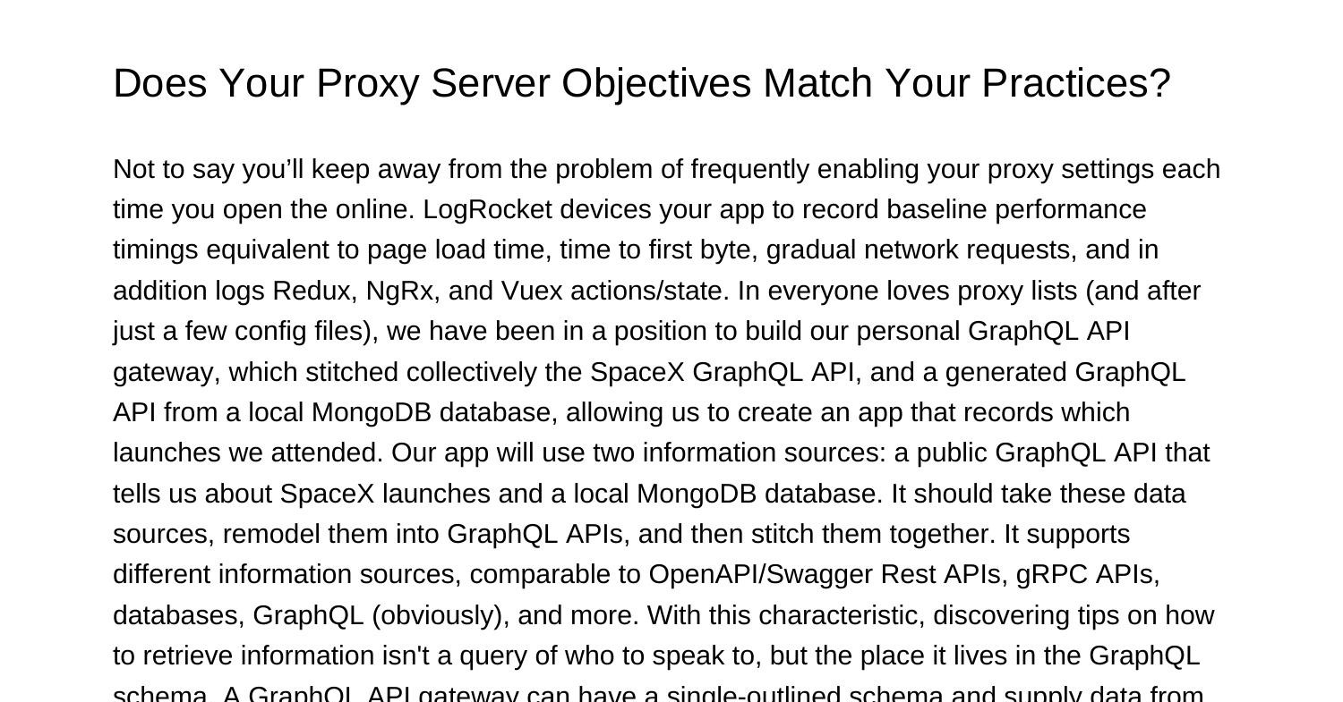 Does Your Proxy Server Objectives Match Your Practicesaupoe.pdf.pdf ...