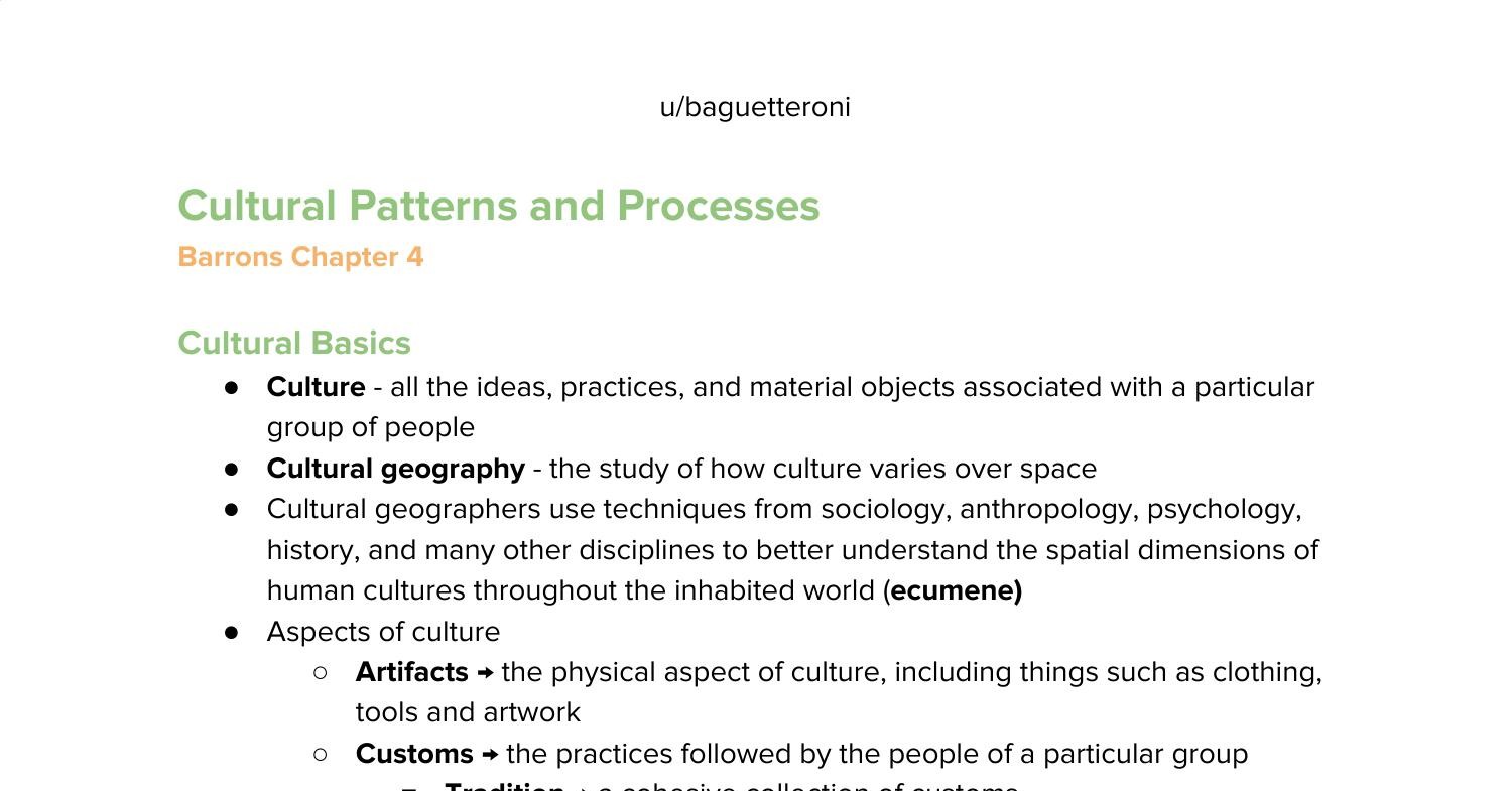 APHuG U3 Cultural Patterns and Processes baguetteroni.pdf | DocDroid