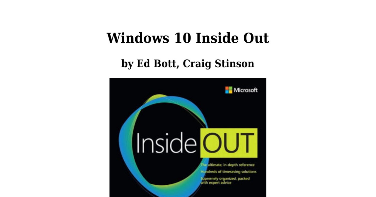 Read-pdf-Windows-10-Inside.pdf | DocDroid