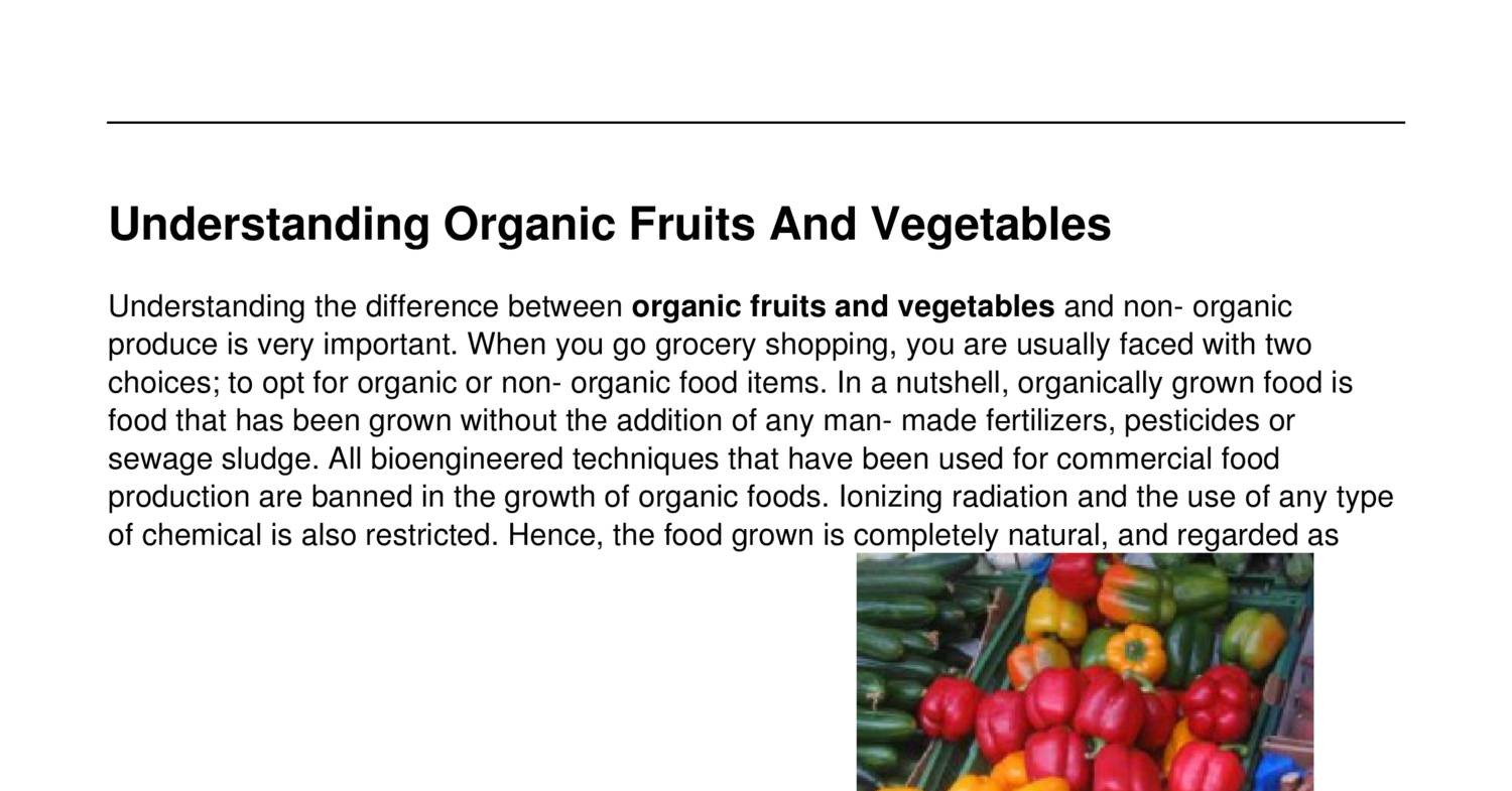 literature review on vegetables