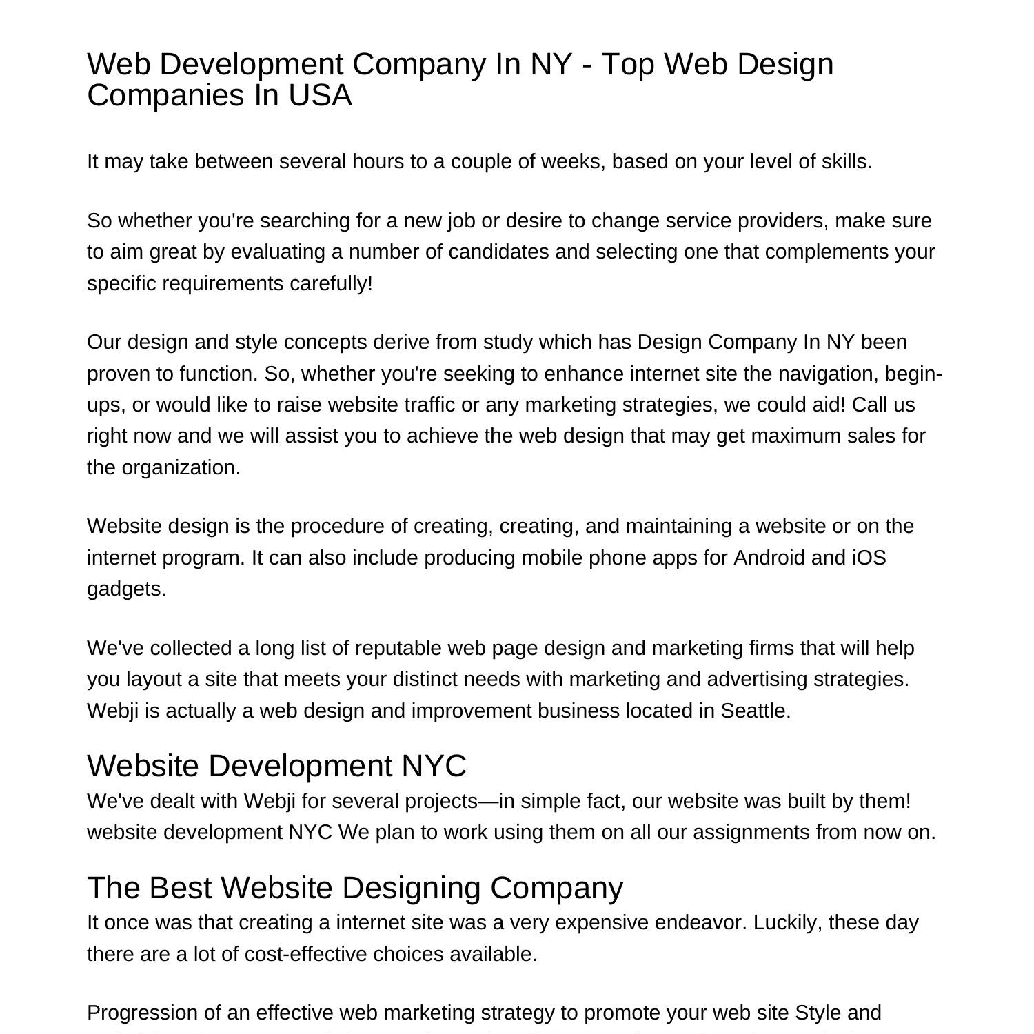 Website Agency New York Website Development New Yorkyixit.pdf.pdf ...