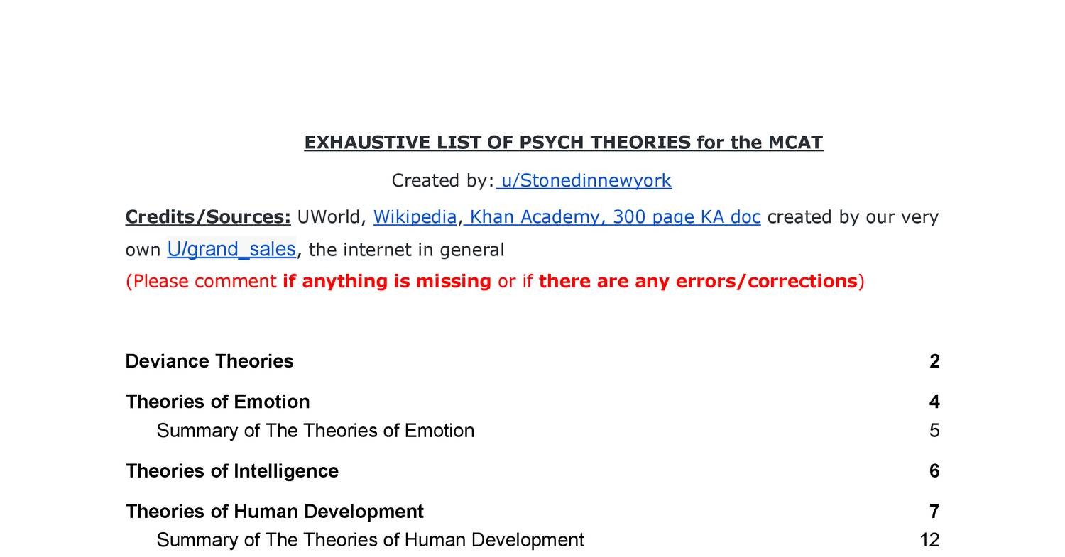 Mcat Psych Theories 2 Pdf Docdroid